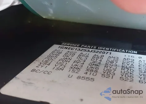 2003 Chevrolet Tahoe Lt z USA, uszkodzony, nr VIN 1GNEC13Z53J322071